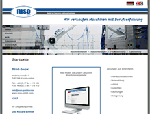 Tablet Screenshot of mso-gmbh.com